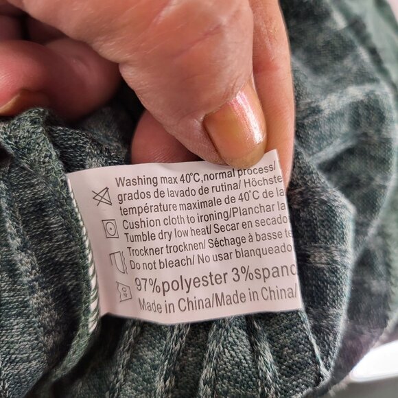 Zeagoo Womens Ribbed Knit Long Sleeve Crop Top - XL Evergreen Soft & Cozy - Picture 8 of 10